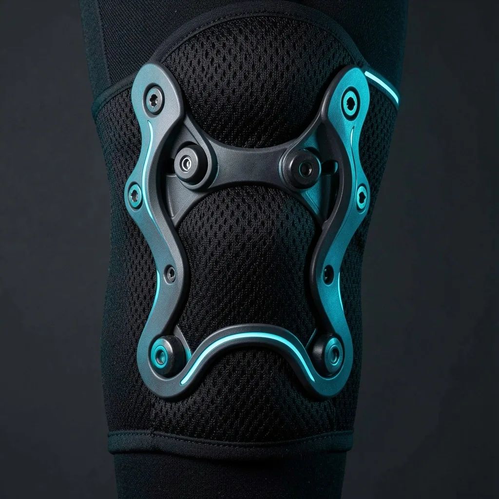 Knee brace for sports top view