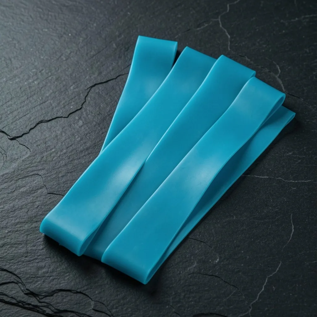 Resistance bands fanned out