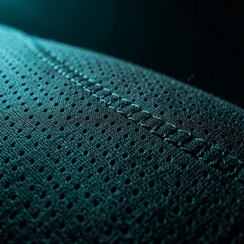 Neoprene fabric macro texture